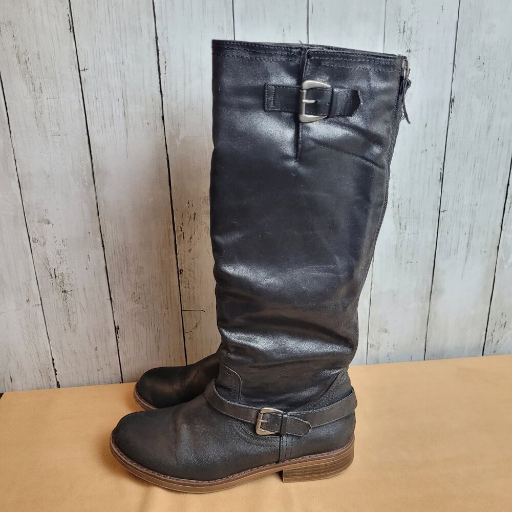 XOXO Black Moto Boots